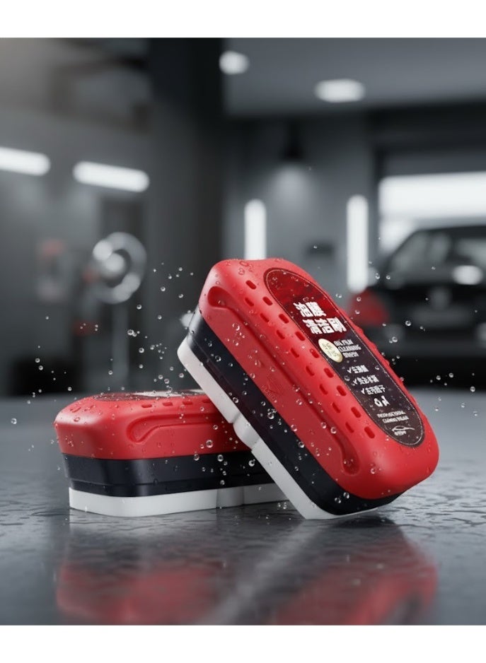 زوبا قطعتين من فرشاة تنظيف الزجاج 4 في 1 متعددة الاستخدامات – أداة مثالية لتنظيف الشبابيك والمرايات والزجاج بفعالية-171 - Image 1